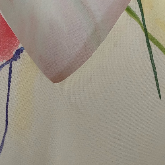 Tessuto Vintage Long V-neck Sleeveless Dress - Picture 11 of 12